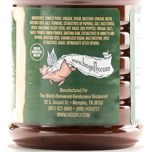 Charlie's Select Barbecue Sauce - rear label 2