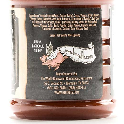 Rendezvous Mild Sauce label 2